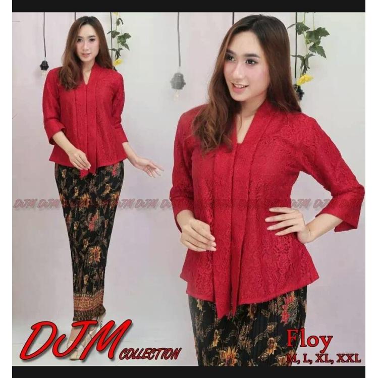sar Atasan kebaya brukat floy / kebaya brukat /atasan kebaya modern / kebaya pesta / atasan kebaya