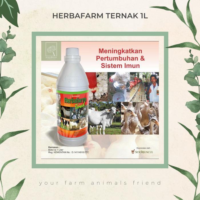 PROBIOTIK HERBAFARM TERNAK 1 LITER (NUTRISI TERNAK SIDOMUNCUL)