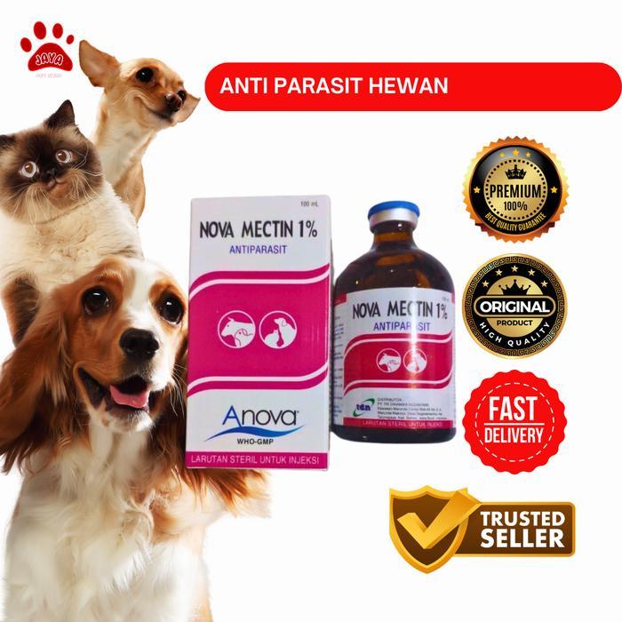 NOVA MECTIN 100 ML - IVERMECTIN 100 ML - NOVA MECTIN BY ANOVA - ANTI PARASIT HEWAN