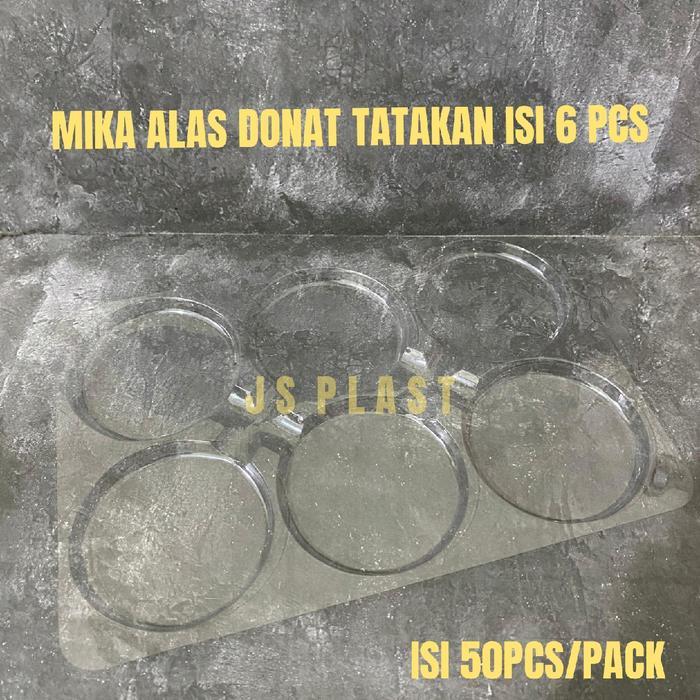 ID (ISI 50PCS) MIKA ALAS TATAKAN DONAT ISI 6 SLOT - MIKA TATAKAN DONAT ISI 6 PCS
