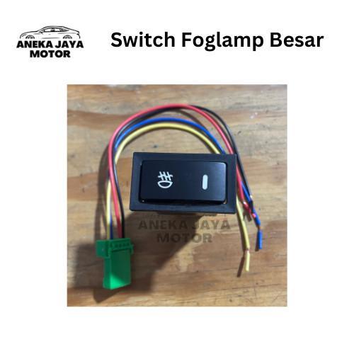 Switch Saklar Tombol Foglamp Lampu Kabut Toyota + Kabel// Switch Foglamp Saklar DRL Fog Light Toyota