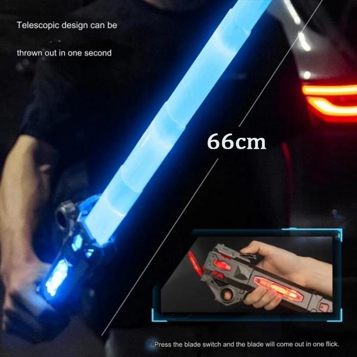 Weebitz Mainan Pedang Pedangan Lightsaber Anak 2 In 1 Laser Led Lampu Suara Light Sword Connector