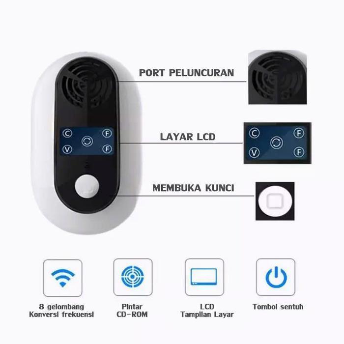 Terlaris Tingkatkan ultrasonik alat pengusir tikus Efektif mengusir tikus kecoa semut nyamuk dan