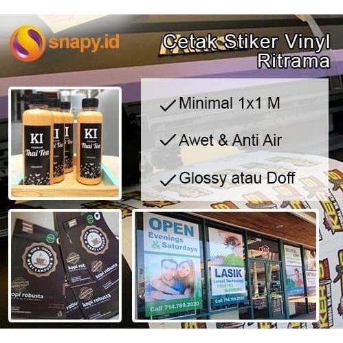 CETAK STIKER VINYL RITRAMA
