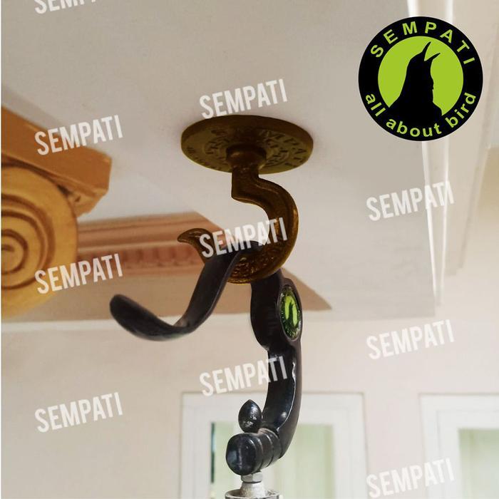 "New" GANTUNGAN ATAP PLAFON ULIR BESI CHROME COR SUPER TEBAL SEMPATI GPSMCR