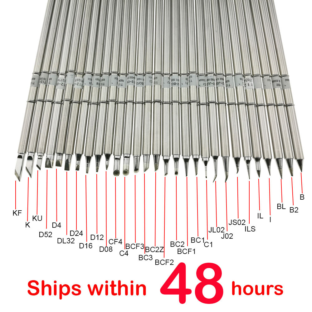 KSGER T12 Soldering Solder Iron Tips T12 Series Iron Tip For Hakko FX951 STC AND STM32 OLED
