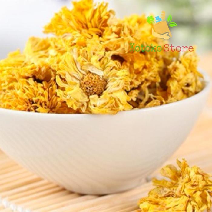 Teh Bunga Chrysanthemum Premium / Bunga Krisan Kering / Teh Bunga Mekar Tbk