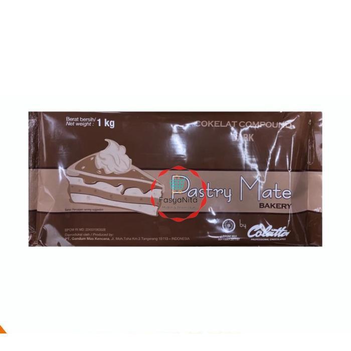 READY STOCK Colatta Pastry Mate Dark Chocolate Compound 5 KG Colatta Pastry Mate Dark Chocolate