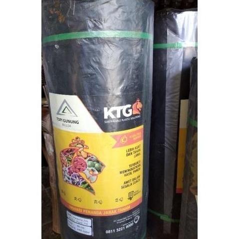 Mulsa Plastik Hitam Perak 120 Cm Merek Ktg 17 Kg (Putrashop)