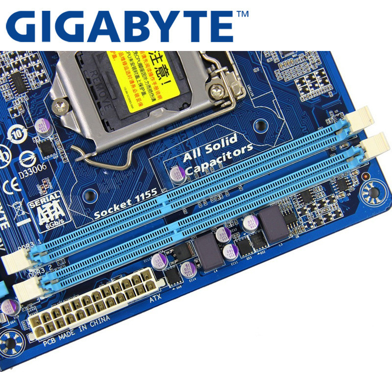 . Gigabyte Ga-B75M-D3V Desktop Motherboard B75 Socket Lga 1155 I3 I5 I7 -