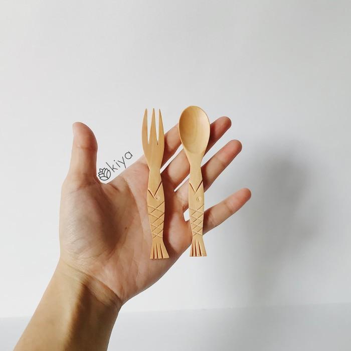 GOKANA Sendok Garpu Kayu