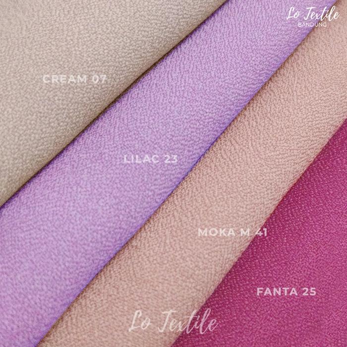 Kain Moscrepe Premium Meteran 0.5 Meter - Kain Crepe Arahan Kulot Bahan Jatuh Anti Kusut kain