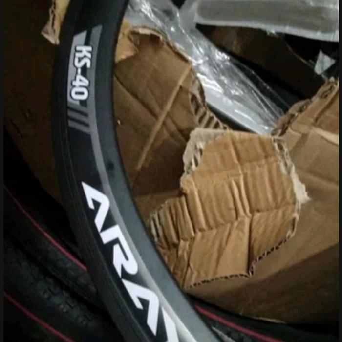 velg rims balap 700c araya KS40 32h