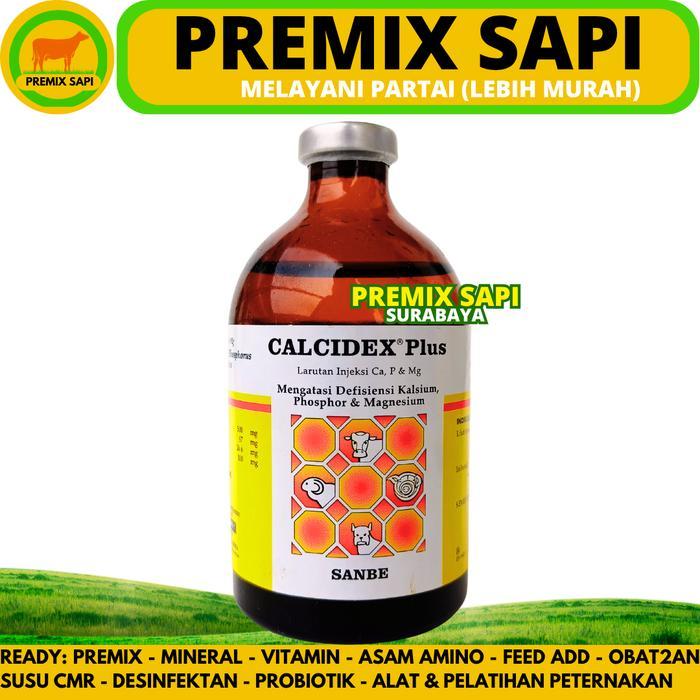 CALCIDEX PLUS 100 ML - OBAT TERNAK LUMPUH ATASI HIPOKALSEMIA HIPOMAGNESIA SAPI KERBAU KAMBING DOMBA