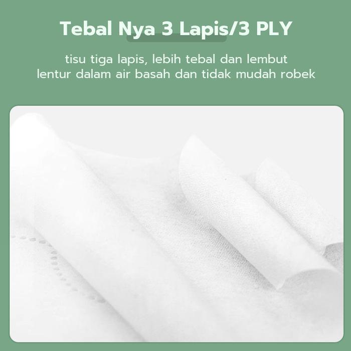 Glisse 30 Pcs Tissue Murah Glisse Soft Facial Tissue -100% Pulp Kayu Alami Tisu