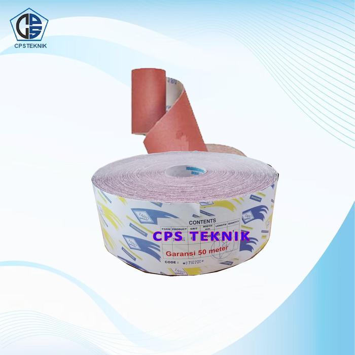 Amplas Bangunan Taiyo Grit #100 Amplas 1 Roll Amplas Meteran