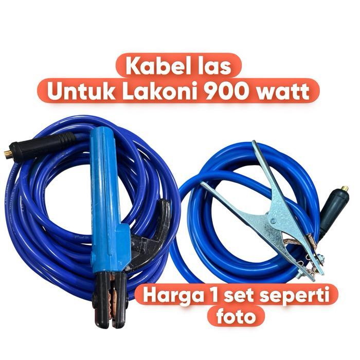 Kabel las set plus masa untuk mesin las lakoni falcon 900 watt kabel trafo las lakoni