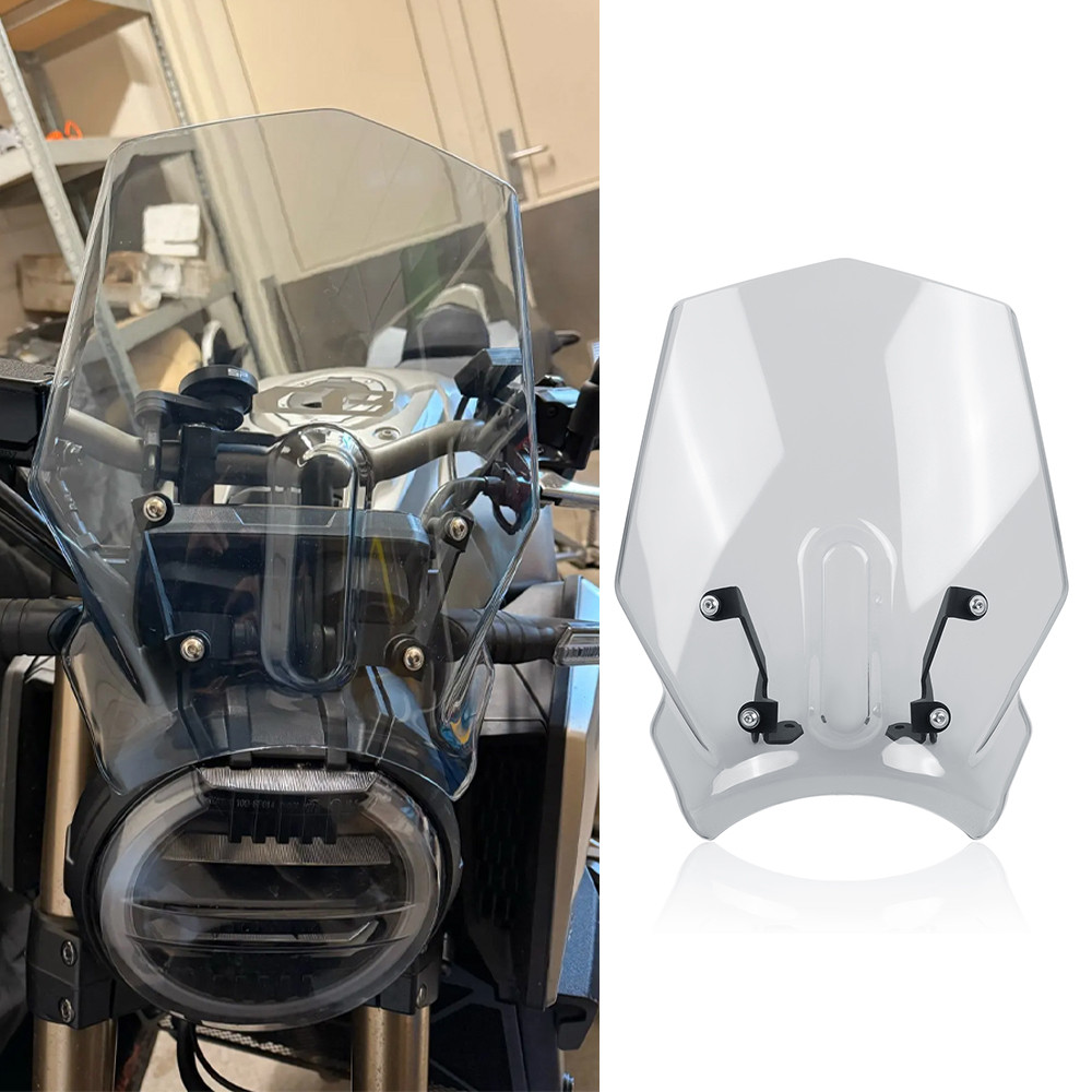 MOTORCYCLE FRONT AIRFLOW WINDSHIELD WINDSCREEN FOR HONDA CB650R CB 650R CB 650 R 2024 2025 WIND