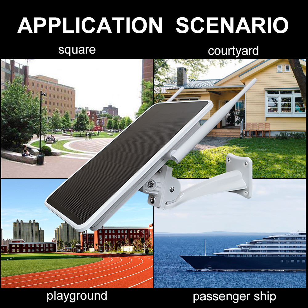 . 4G Sim Card Wireless Outdoor Solar Router With 4Pcs 18650 Battery 6W -