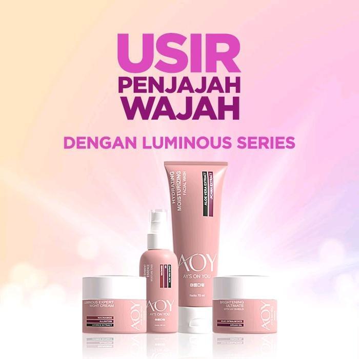 Ay's On You - Luminous Series Skincare Glowing and Brightening Set