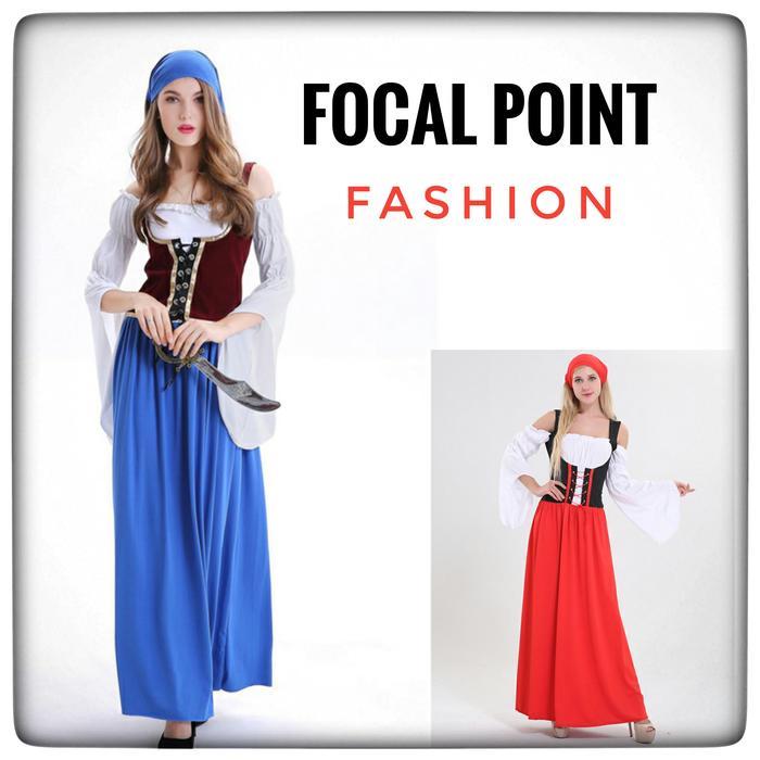 Terlaris Kostum Jerman Dirndl Dress Oktoberfest Bavarian Wanita Dewasa Costume Best Quality