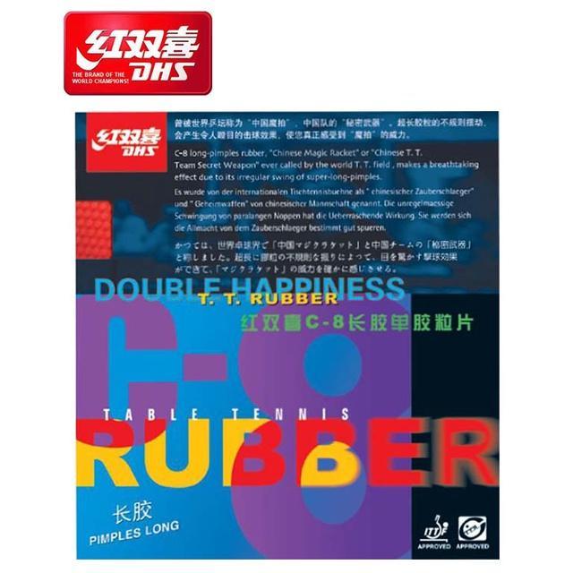 Dhs Double Happiness Karet / Rubber C8 (Bintik Panjang)