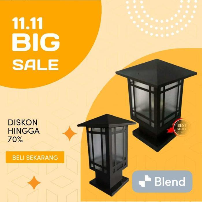 Lampu hias pilar pagar-lampu pilar pagar *