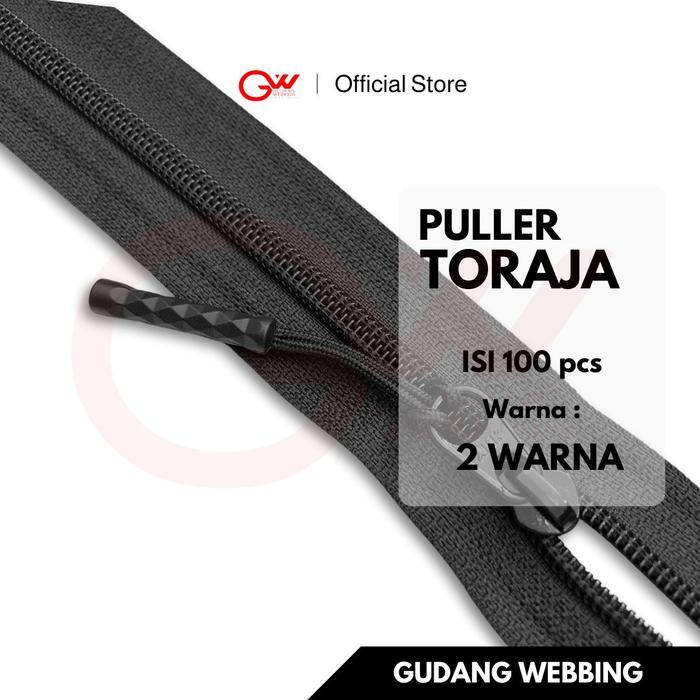 ZIPPER PULLER / TARIKAN RISLETING / PULLER TORAJA