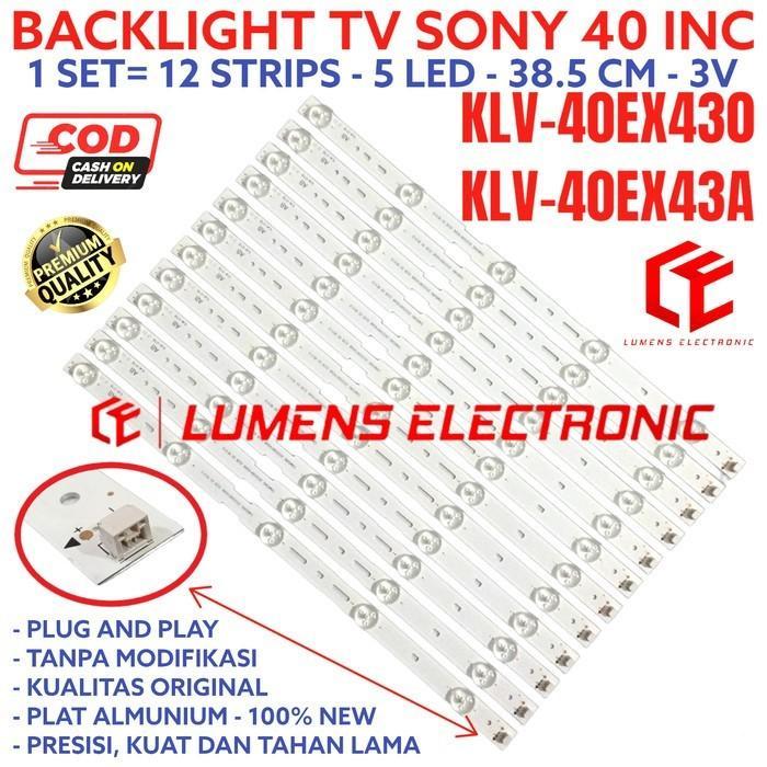 BACKLIGHT LED TV FOR SONY 40 INC KLV 40EX430 40EX43 40EX43A KLV40EX430 KLV40EX43 KLV40EX43A TV LED