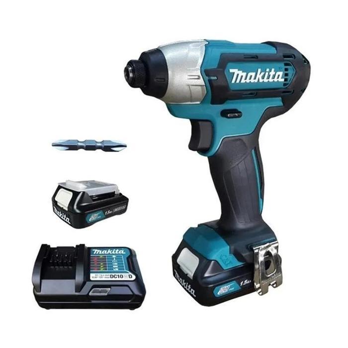 Makita TD110DWYE Cordless Impact Driver 12V – Mesin Bor & Obeng Baterai Original