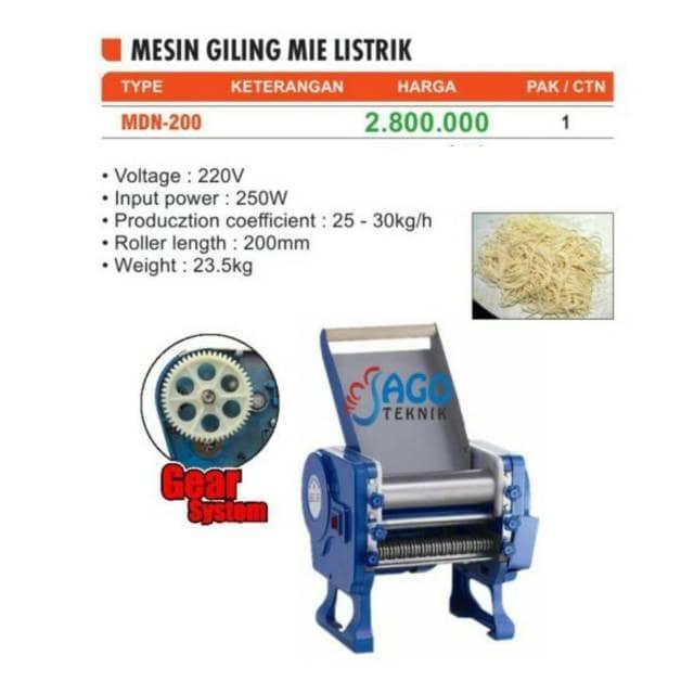 Mesin Giling Mie Listrik / Gilingan Mie