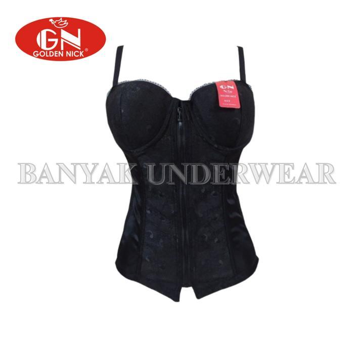 Golden Nick Longtorso Kamisol Renda Dalaman Kebaya Bra Korset Pelangsing Jumbo 40/90 42/95 44/100