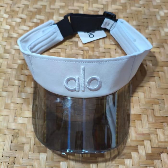 Premium Alo Topi Yoga Tenis Gowes Modis Trendy Stylis Nyaman Anti Uv Pf50+ Bahan Pvc & Katun Unisex