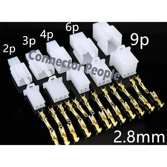 SOCKET 2 - 9 PIN KECIL + SKUN / SOKET MOTOR / KONEKTOR /KABEL MOTOR
