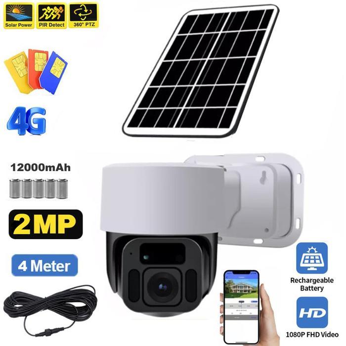 Wistino Kamera Cctv Wifi Cell Solar Panel Surya Outdoor
