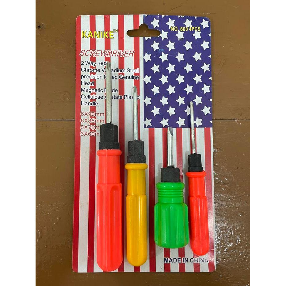 Obeng Satu Set Panjang Pendek / Obeng Panjang Pendek USA / Screwdriver