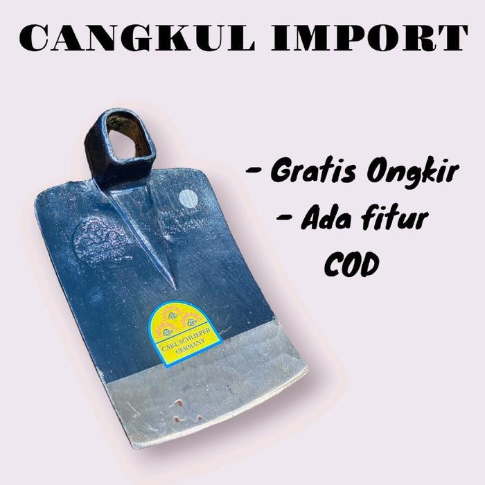 CANGKUL CAP MATA 3 IMPORT ANTI LENGKET L CANGKUL SUPER PREMIUM