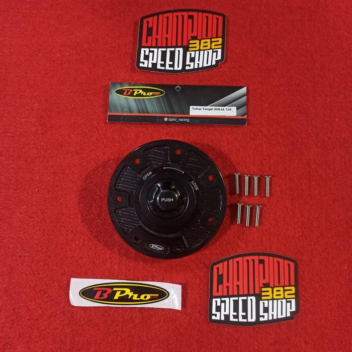 Fuel Cap Tutup Tangki Bensin Bpro Ninja Zx Rr 150 Rr 150Rr Zx150 Hitam
