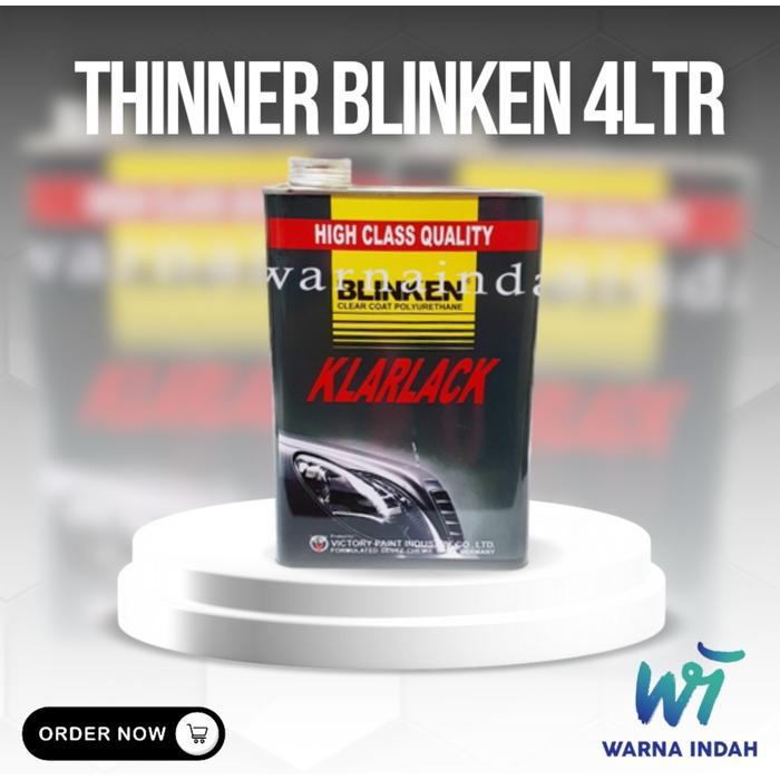 Thinner Blinken Bc 30 4 Liter, Pengencer Clear Coat Dan Cat Kendaraan