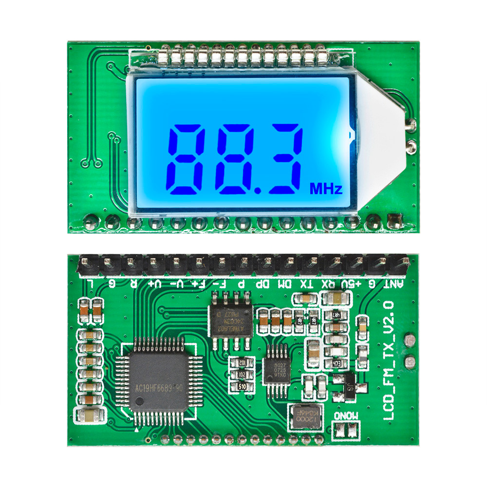 SALE FM Transmitter Module Receiver Module FM Stereo Digital Transmitter Wireless Microphone Microph
