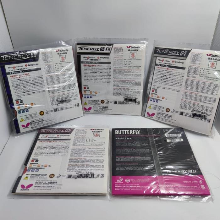 Karet Bet Pingpong Tenergy 05 - Tenergy 64 - Tenergy 80 - Fx - Karet Bat Tenis Meja Tenergy 05Fx