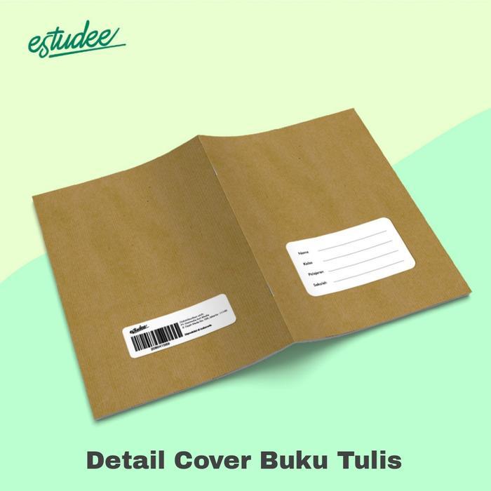 TGR Buku Tulis Estudee Motif Sampul Coklat Isi 10