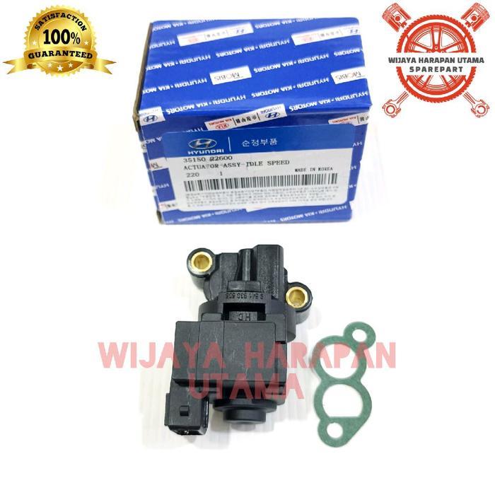 Sensor ISC Actuator idle Speed IACV Hyundai Avega Accent Verna Getz Tahun 2000 - 2009 Original