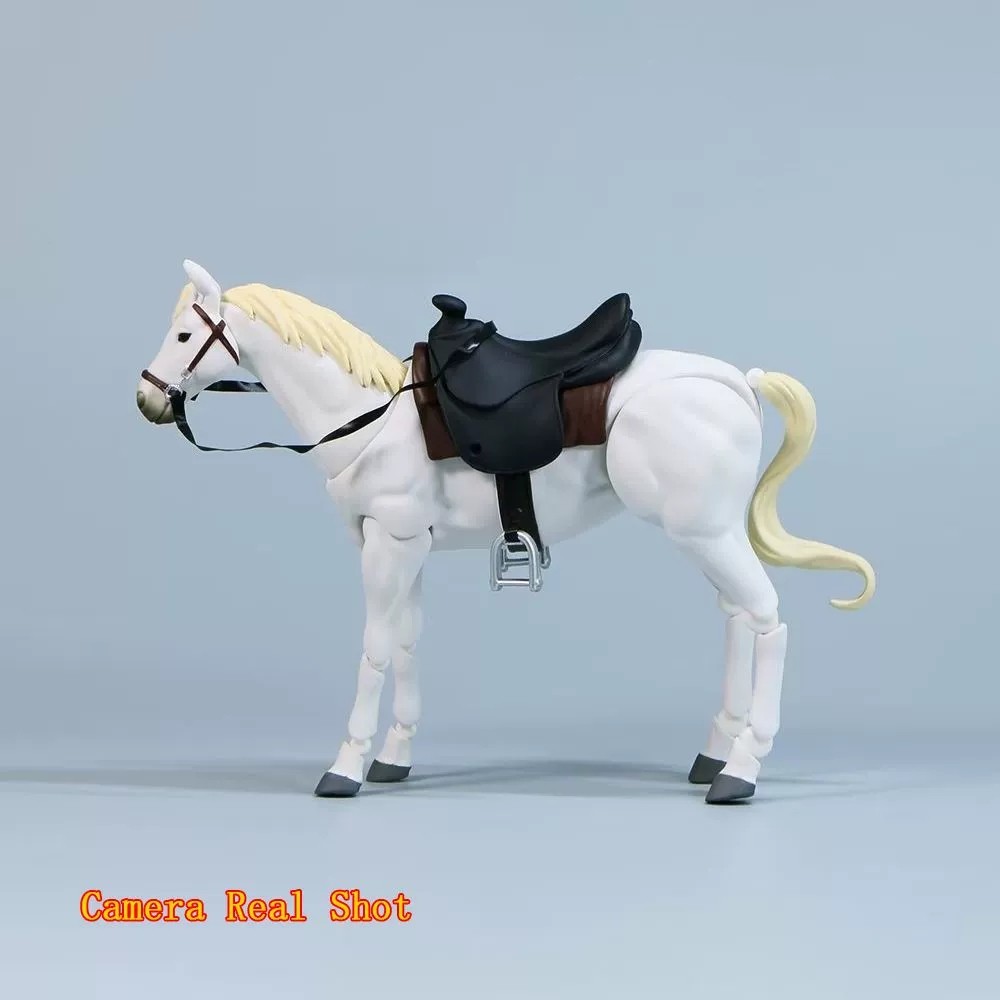 Horse Action Figure 1/12 Cosplay Scale Articulated Figma490 Brown Horse Decoration Figure Anime