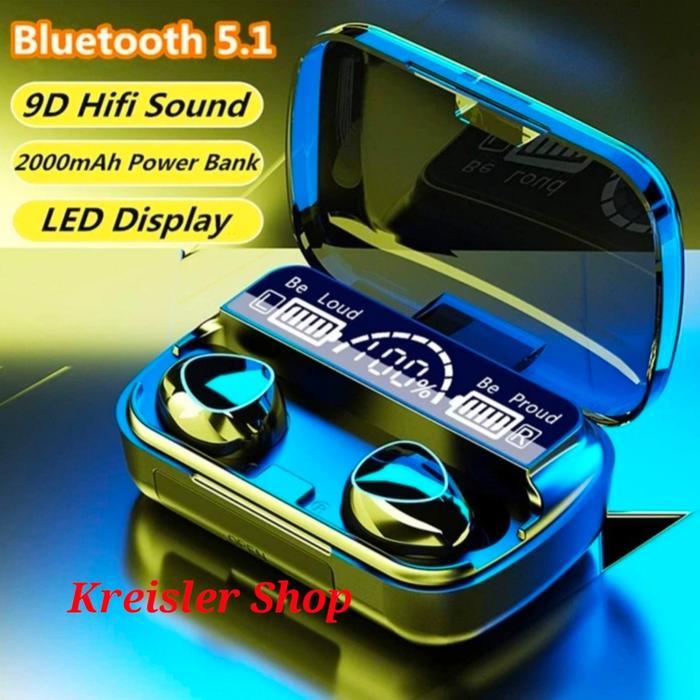 Headset bluetooth KHUSUS GROSIR TWS F9 Pro5 Pro6 M10 Pro9+ MURAH