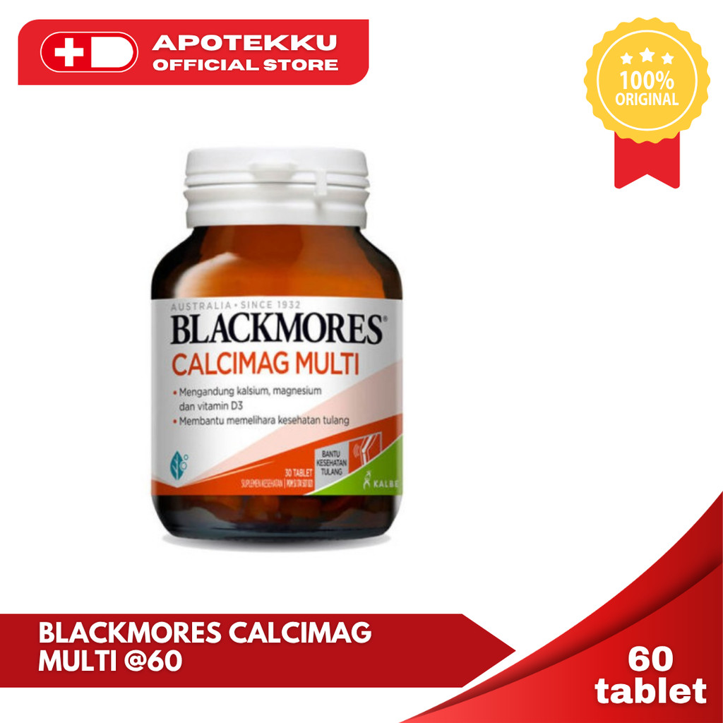 Blackmores Calcimag Multi - Botol 60 Tablet (Kalsium Tulang)