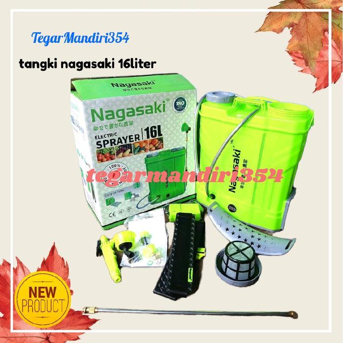Tangki pertanian nagasaki Alat Semprot Pertanian Sprayer Tangki 16liter 125psi Elektrik Kuat dengan
