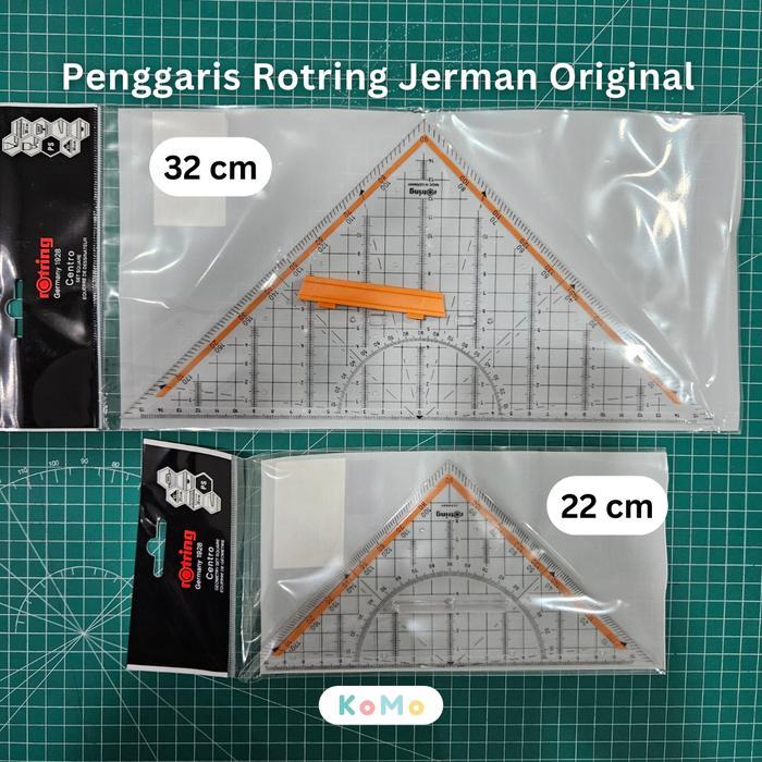 Penggaris Rotring 32Cm Penggaris Segitiga Rotring Pegangan 22 Cm 32Cm