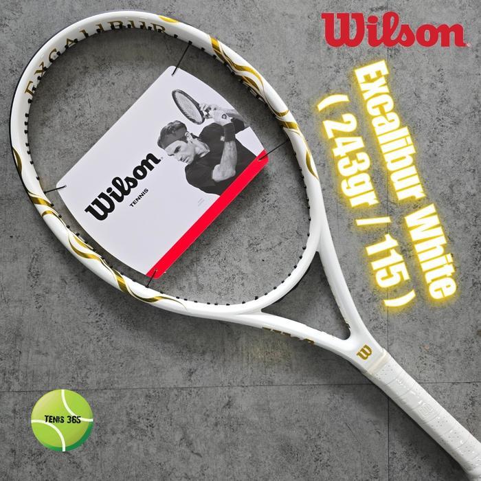 Raket Tenis Wilson Excalibur White ( 115" / 243Gr )