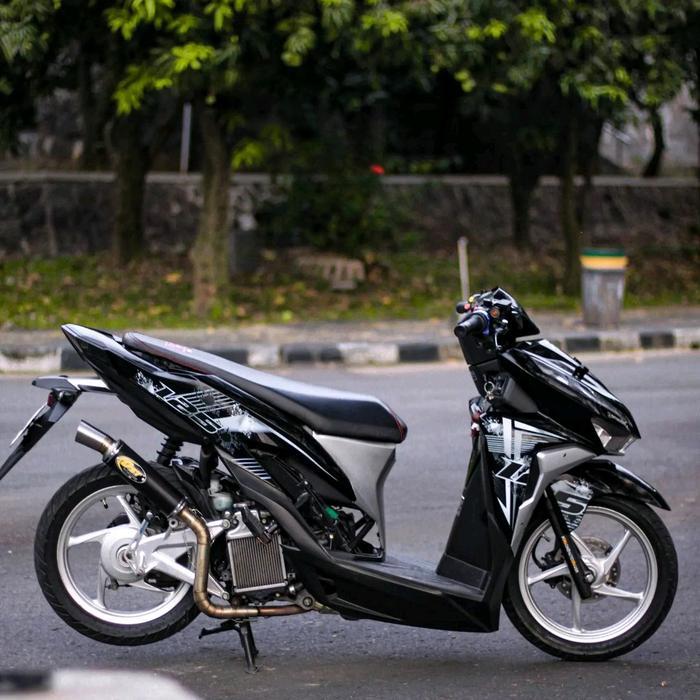 Knalpot Kobra Dst Black Series Aerox Nmax Pcx Vario Beat Mio Lexi Scoopy Motorcycle